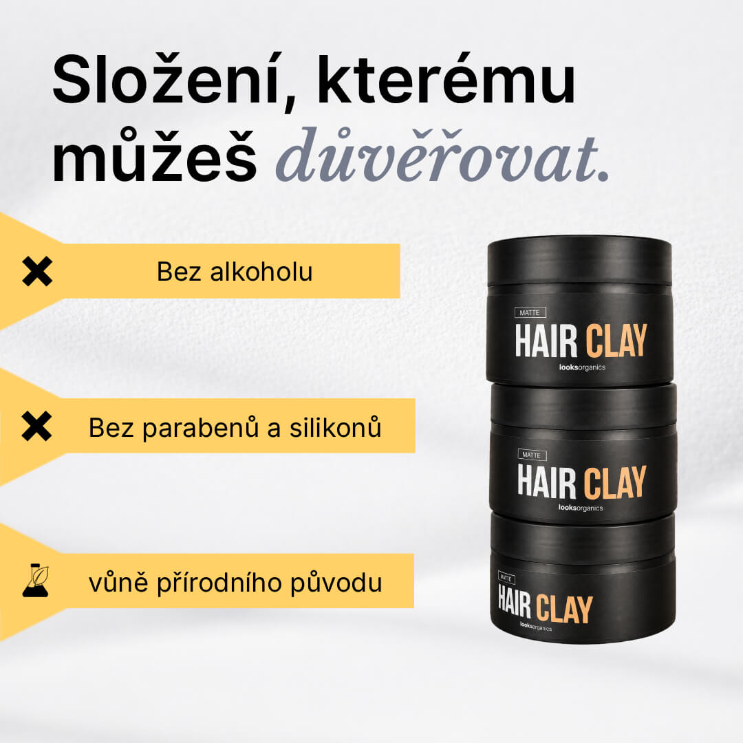 složení hair clay