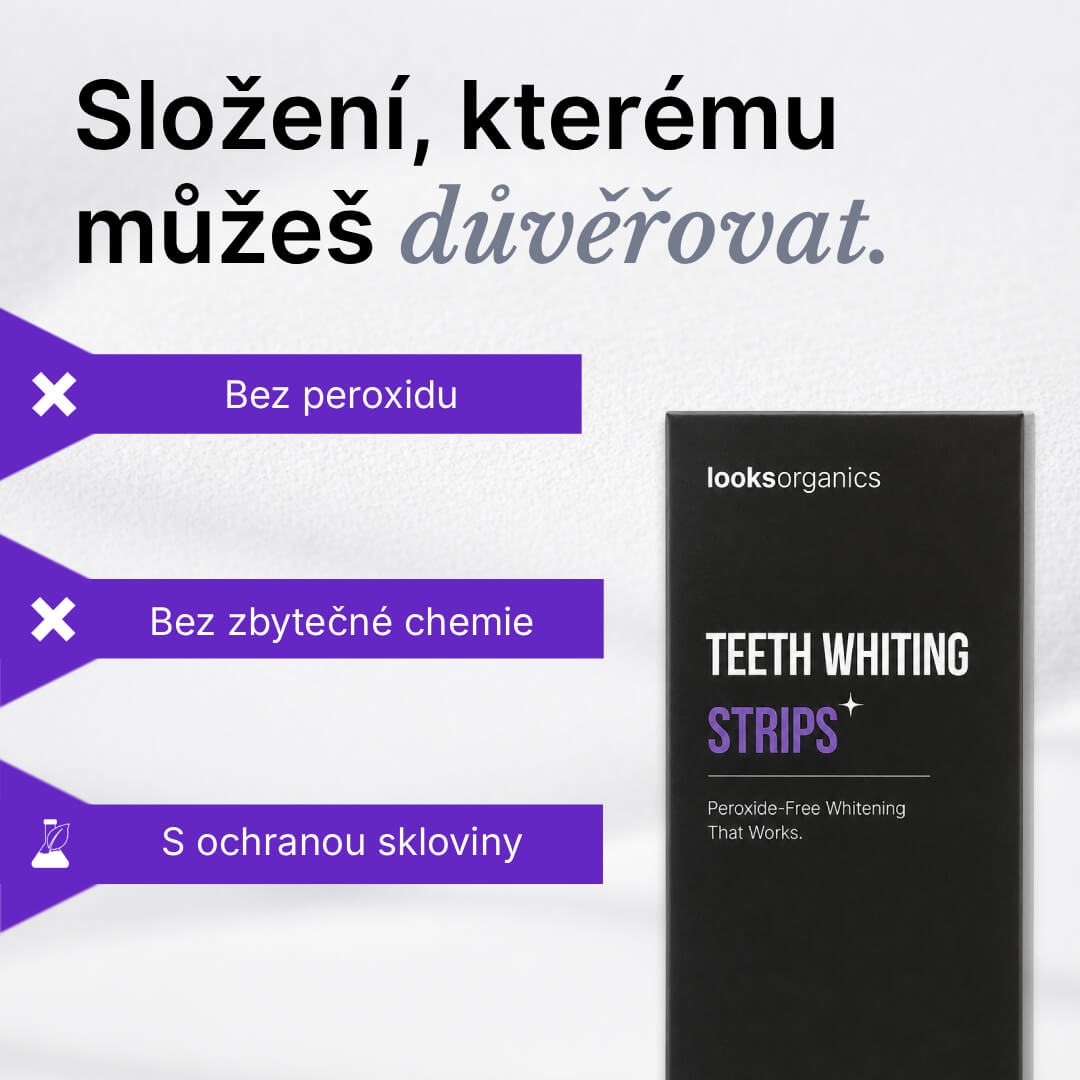 Bieliace pásiky na zuby