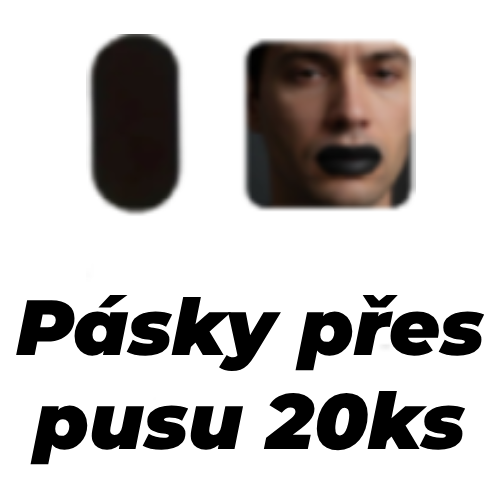 Pásky přes pusu 20ks